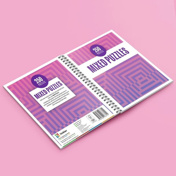 250 Puzzles: Mixed Puzzles - Book