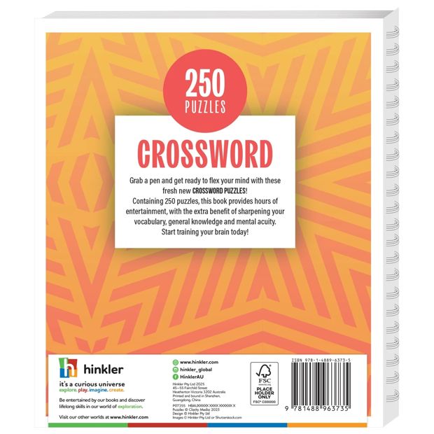 250 Puzzles: Crossword - Book