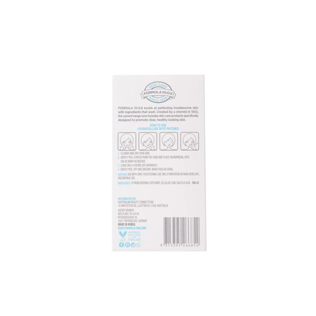 Formula 10.0.6 48 Piece Super Star Hydrocolloid Spot Patches - Salicylic Acid