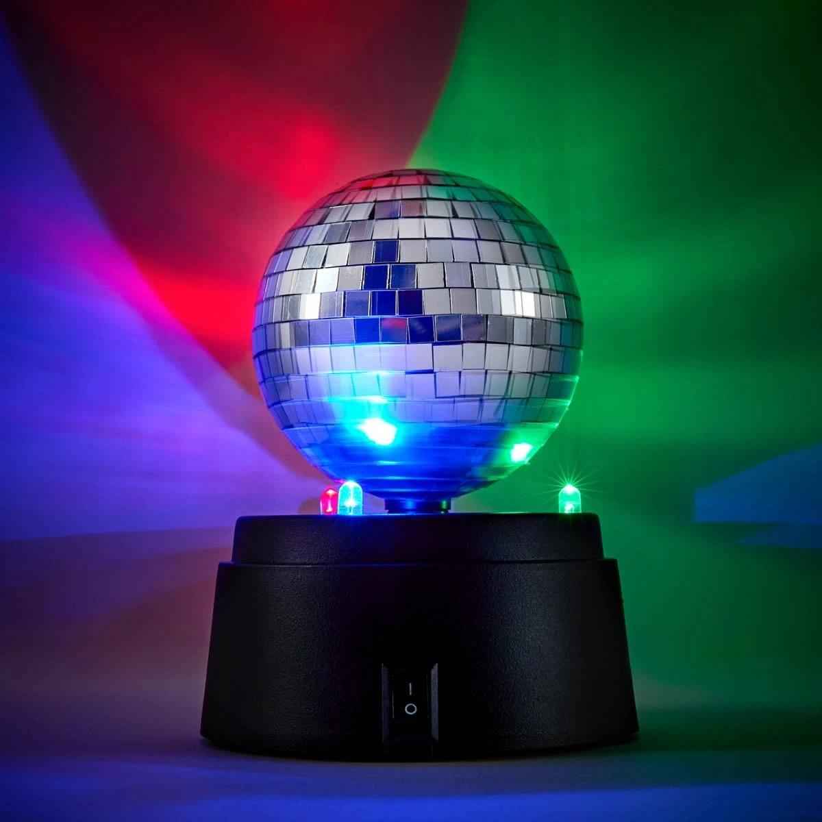 Mini Rotating Mirror Ball Light