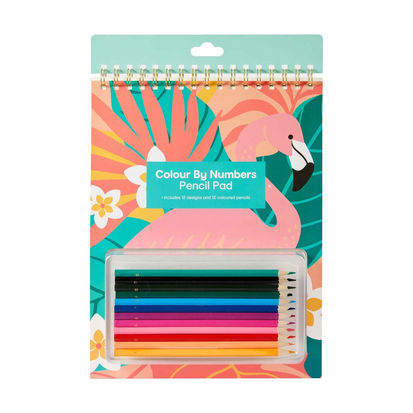 Colour by Numbers Pencil Pad