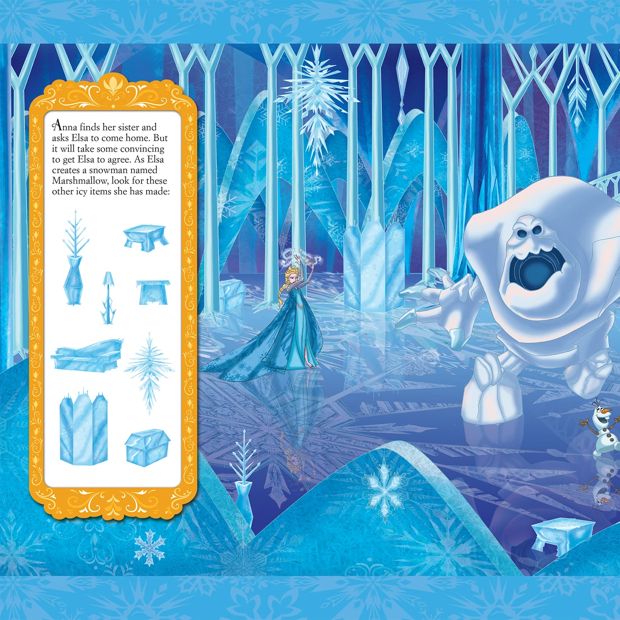 Disney Frozen: 3D Look and Find - Book