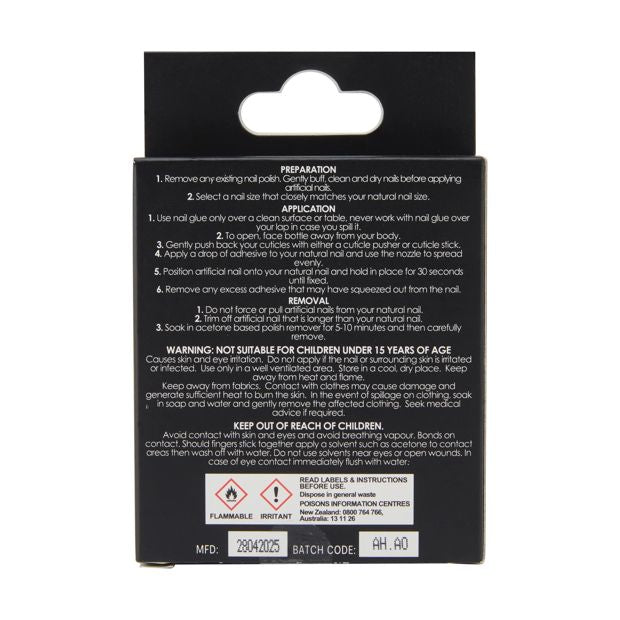 24 Pack Artificial Nails with Adhesive, Pointed Stiletto Shape, Jelly Flowers - OXX Cosmetics
