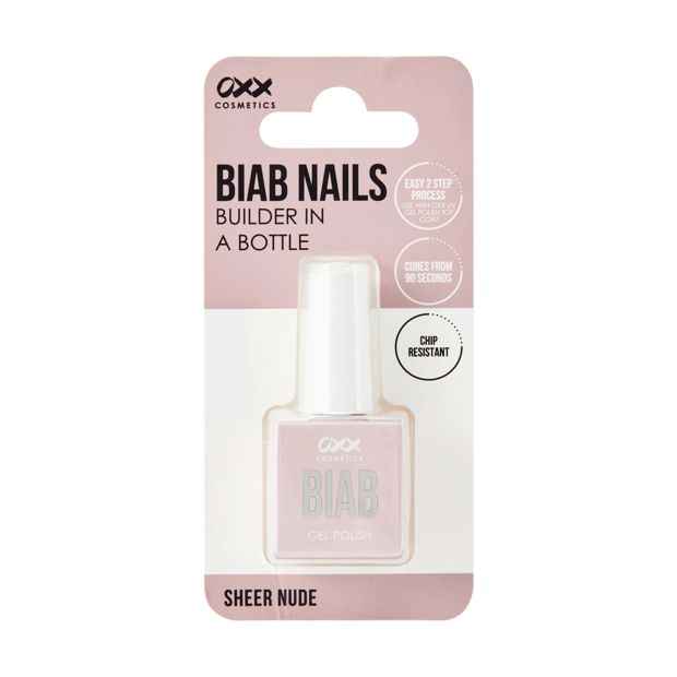 BIAB Gel Nail Polish Sheer Nude - OXX Cosmetics