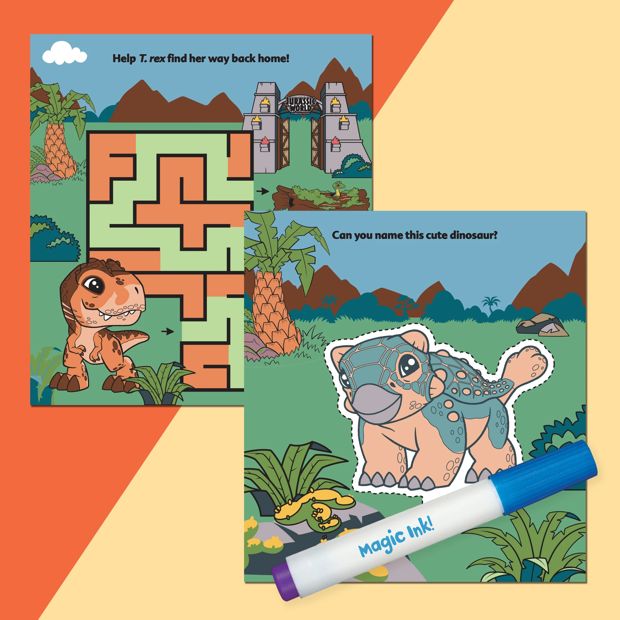 INKredibles Jurassic World Explorers Mess Free Magic Ink Pictures! - Book