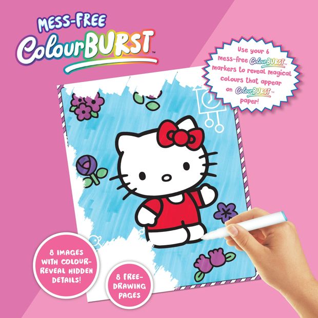 INKredibles Mess-Free ColourBurst Hello Kitty Activity Kit - Book