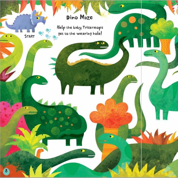 2000 Stickers: Dinosaurs - Book
