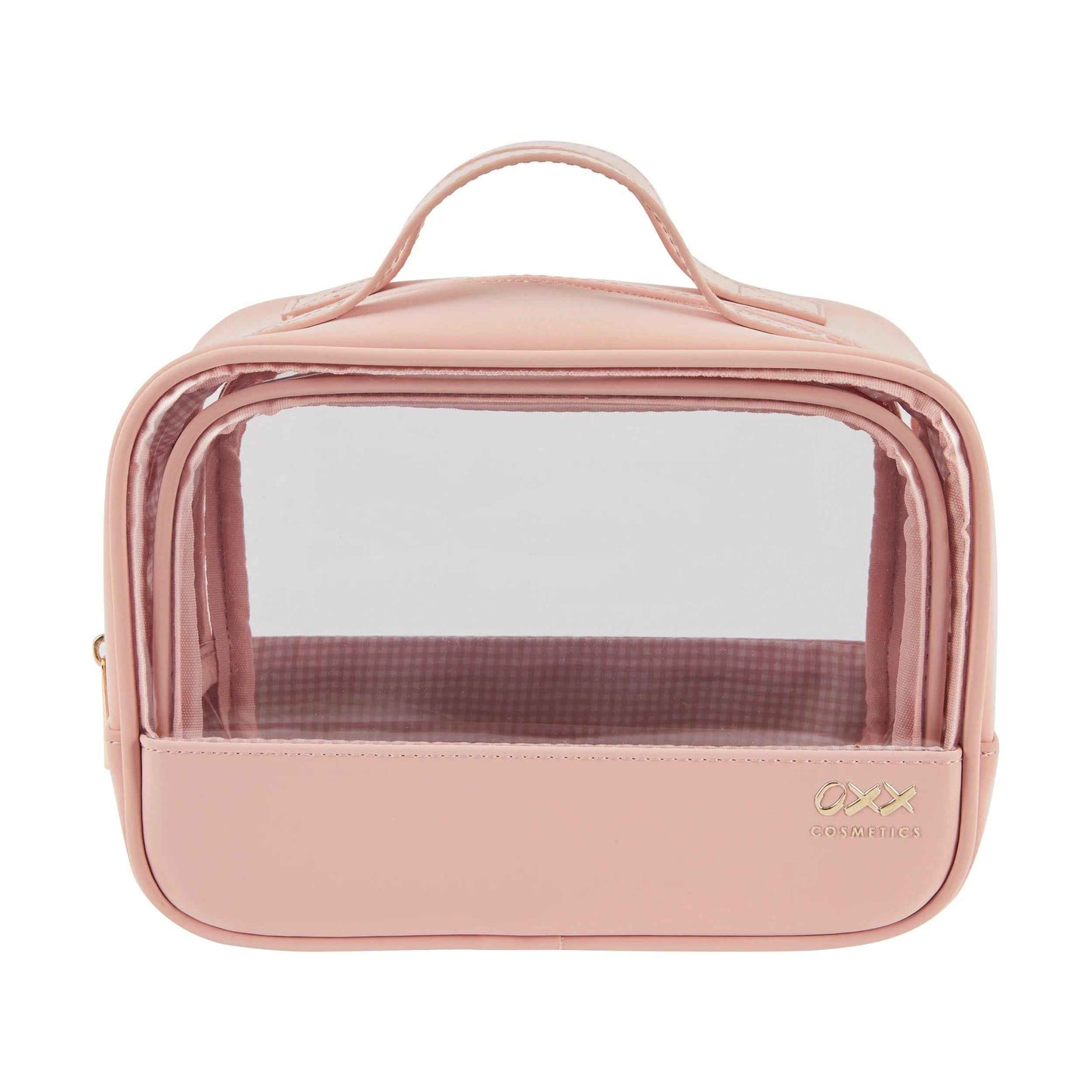 OXX Cosmetics 2-Piece Makeup Bag Set - Pink