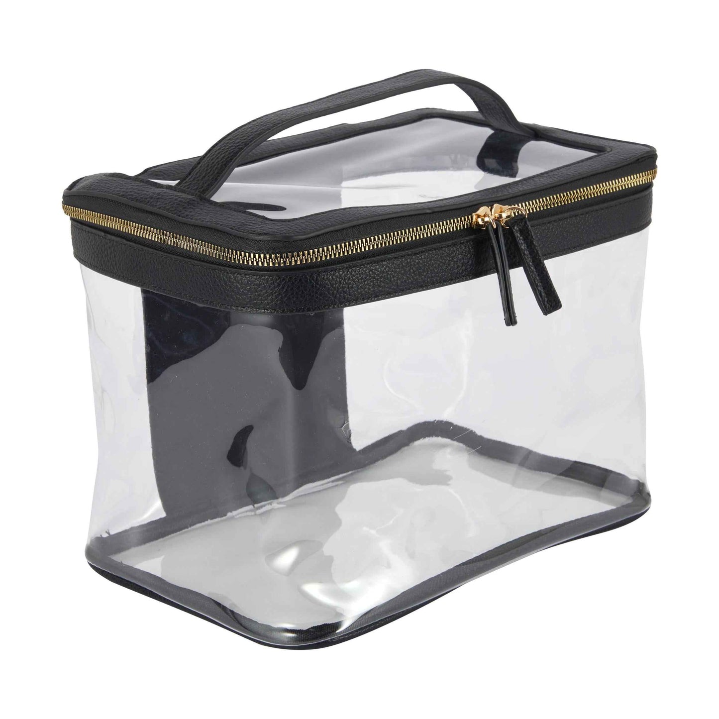 OXX Cosmetics Makeup Bag - Clear and Black