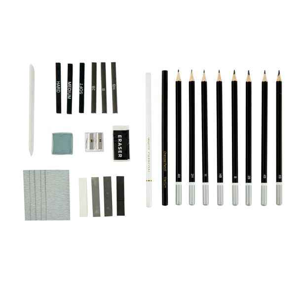 29 Piece Drawing and Sketching Art Set