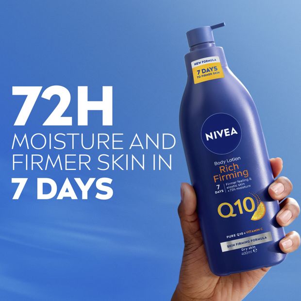 Nivea Rich Firming Body Lotion 400ml - Q10 and Vitamin C