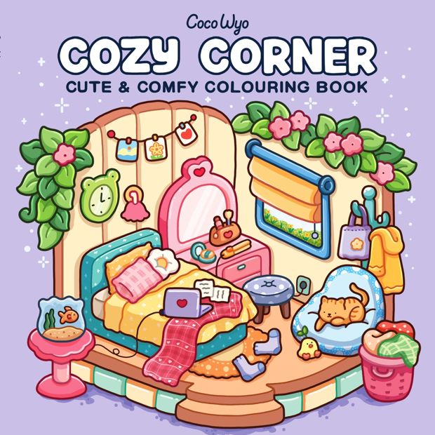 Cozy Corner: Cute and Comfy Colouring Book