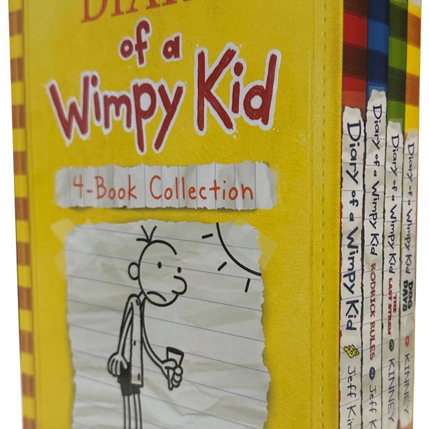 Diary of a Wimpy Kid: 4-Book Collection by Jeff Kinney - Book