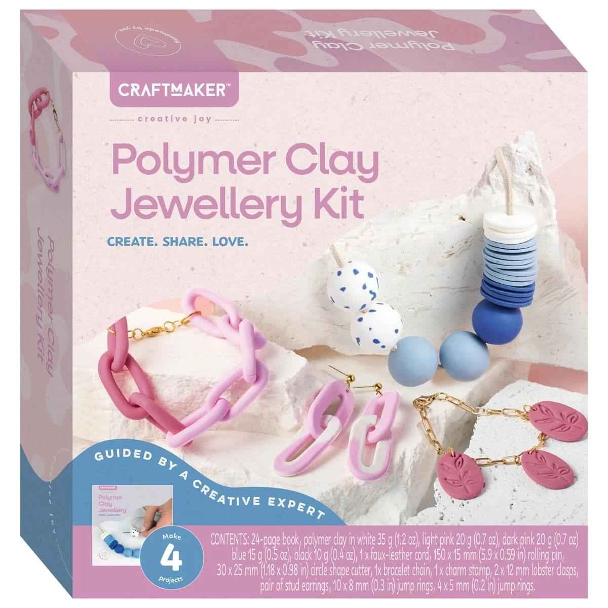 Craft Maker Polymer Clay Jewellery Kit