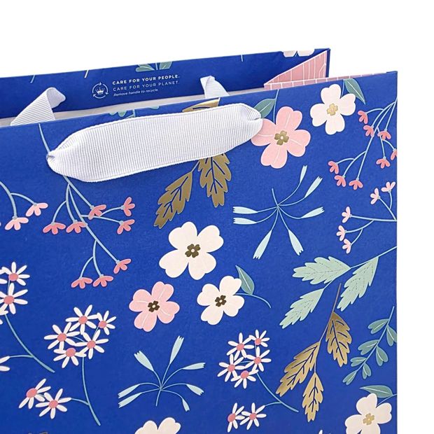 Hallmark Fem Florals Gift Bag - Large