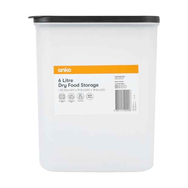 6L Dry Food Storage - Anko