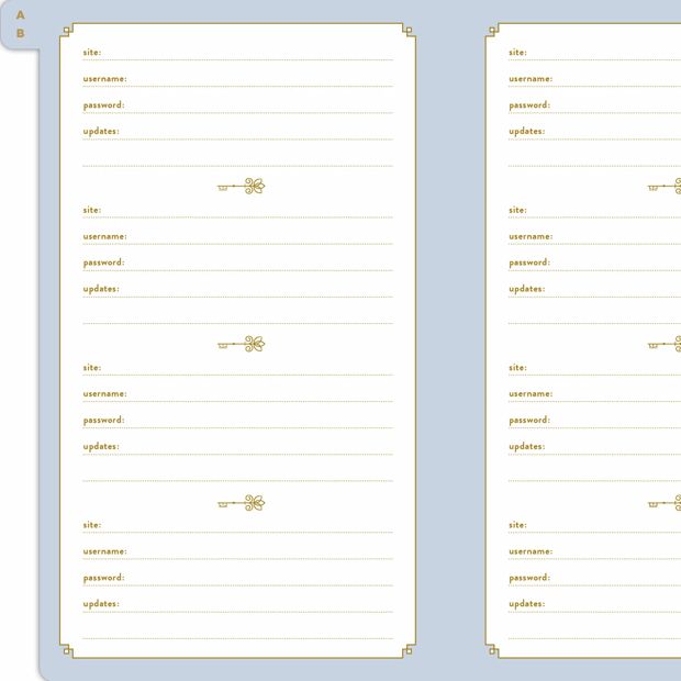 Password Keeper Journal - Book