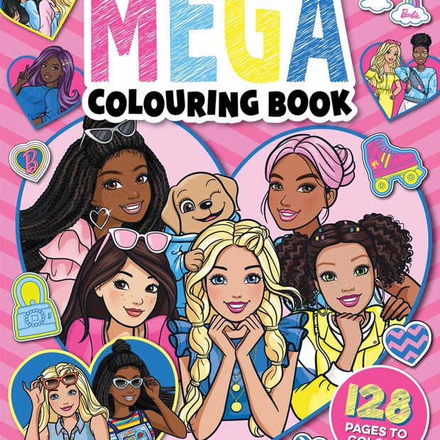 Barbie: Mega Colouring Book