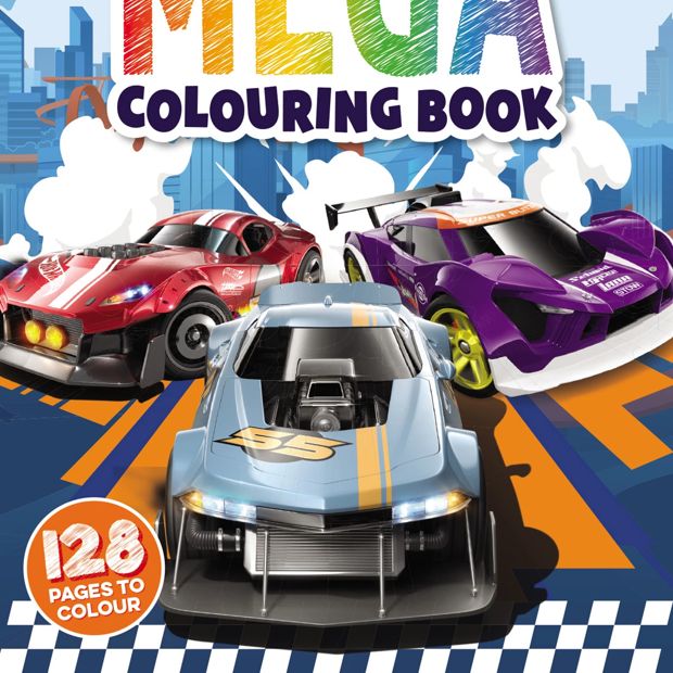 Hot Wheels Mega Colouring Book