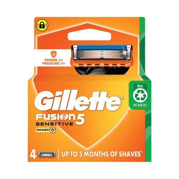 *GILLETTE FUSION POWER RAZOR BLADES 4PK