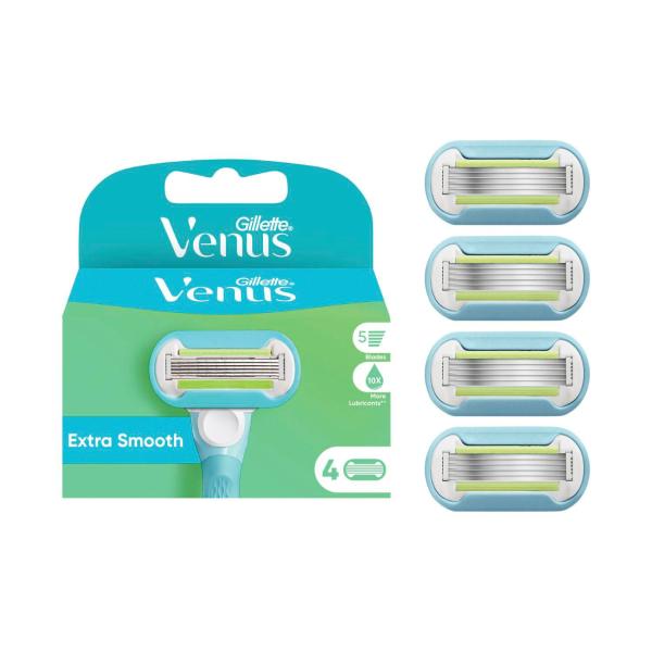GILLETTE VENUS EXTRA SMOOTH WOMEN'S RAZOR BLADE RF 4PK