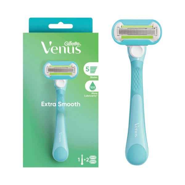 GILLETTE VENUS EXTRA SMOOTH WOMEN'S RAZOR +2 BLADE RF