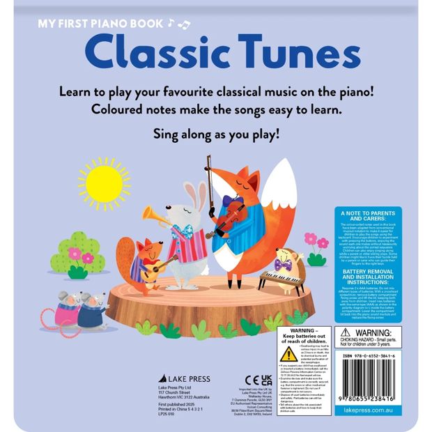 My First Piano Book: Classical Tunes - Book