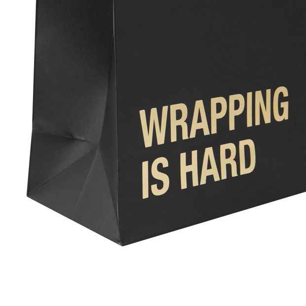 Wrapping is Hard Gift Bag, Medium - Anko