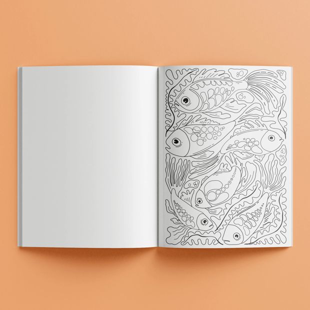 Kaleidoscope Colouring: Ocean Splash - Book