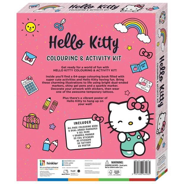 Kaleidoscope Hello Kitty Colouring and Activity Kit - Book
