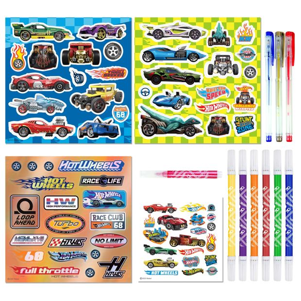 Kaleidoscope Hot Wheels Colouring and Activity Kit - Book