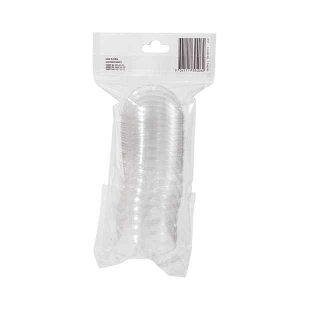 10 Pack Christmas Craft Fillable Baubles, Round - Anko