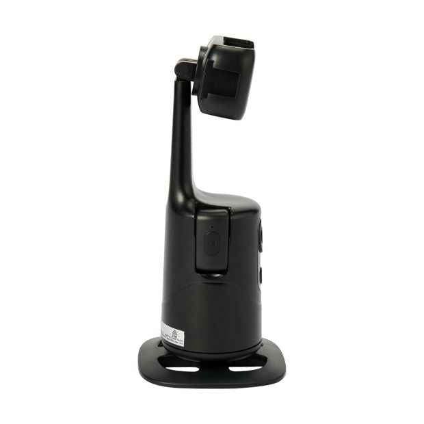 Auto Tracking Phone Mount - Black, 360° Rotation