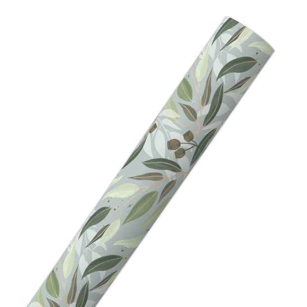Hallmark Gift Wrap Roll - Eucalyptus and Gumnuts