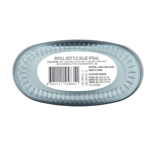 OXX Bottle, Blue - 475ml Refill