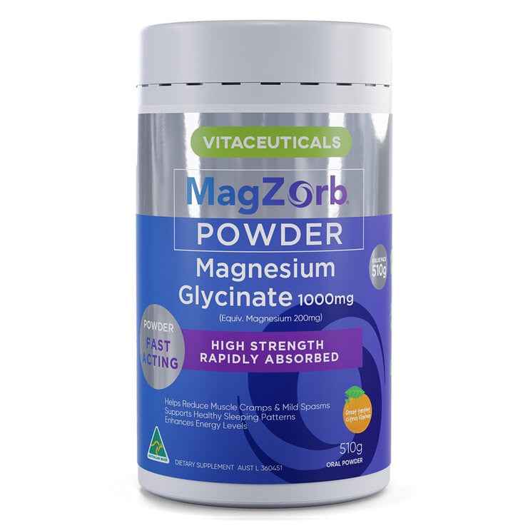 Vitaceuticals MagZorb Magnesium Glycinate 1000mg Powder 510g