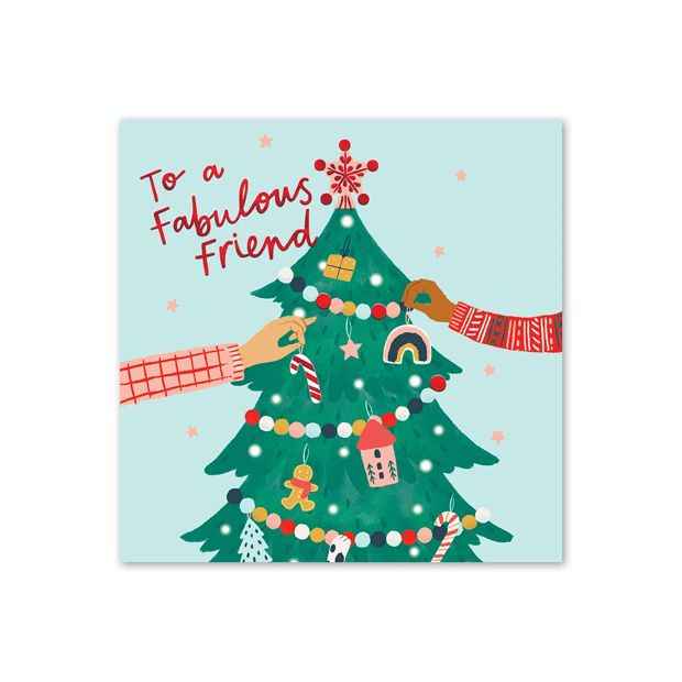 Hallmark Christmas Card - To a Fabulous Friend