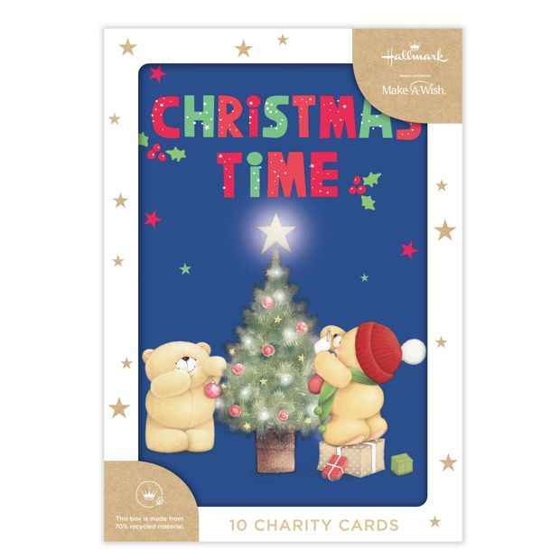 10 Pack Hallmark Boxed Charity Christmas Cards - Forever Friends