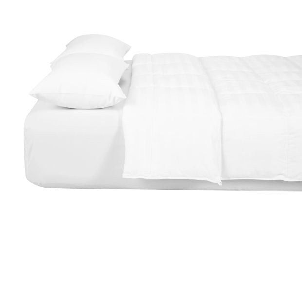 Anko Memory Fibre Quilt - Queen Bed, White