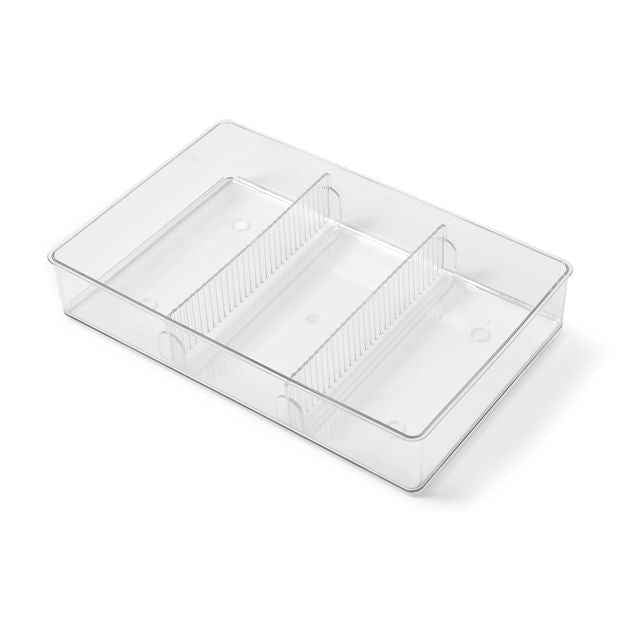 Anko Large Drawer Organiser, Clear