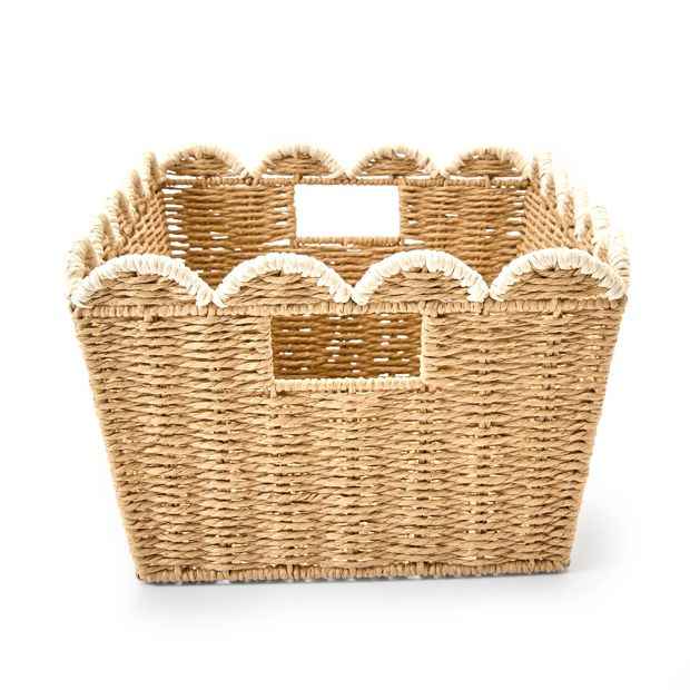 Anko Wave Paper Rope Basket, Medium