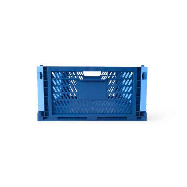 Anko 30L Collapsible Crate - Large, Blue