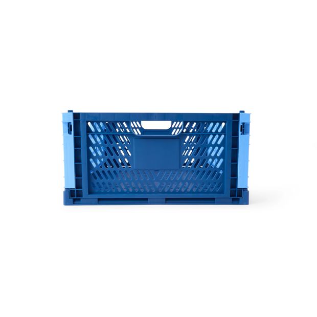 Anko 30L Collapsible Crate - Large, Blue