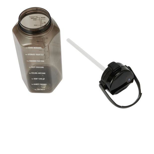 Anko 2L Black Dual Intake Drink Bottle