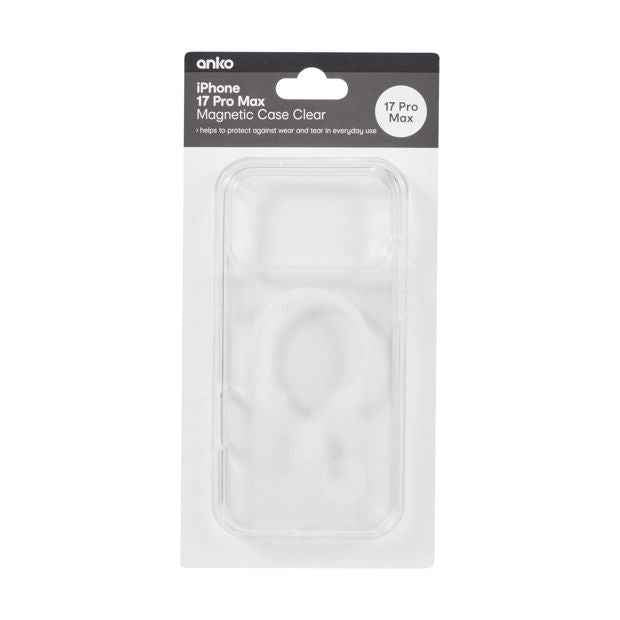 iPhone 17 Pro Max Magnetic Case, Clear - Anko