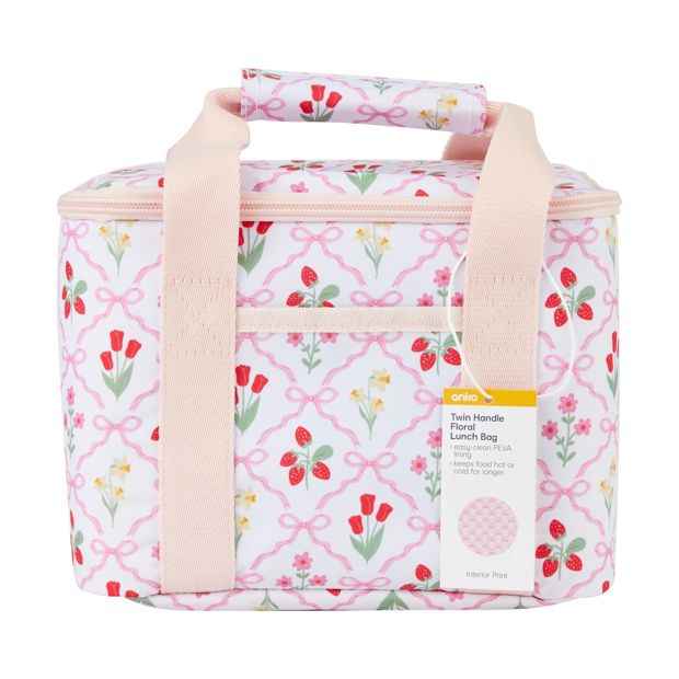 Anko Floral Twin Handle Lunch Bag
