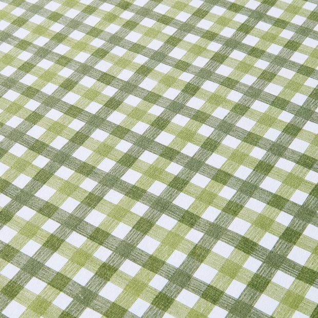 Anko Green Check Tablecloth