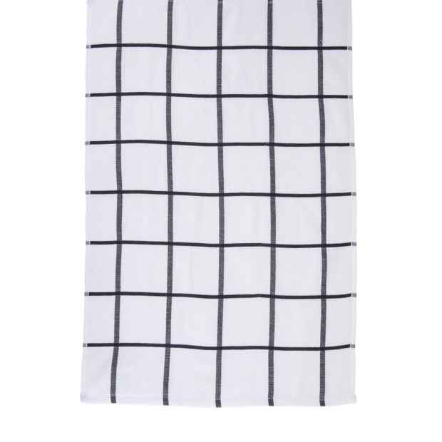 4 Pack Grey Terry Tea Towels