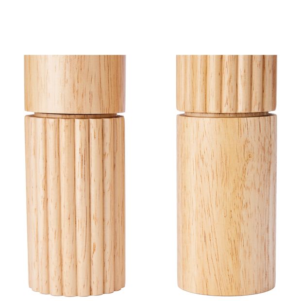 Anko 2 Pack Blonde Salt and Pepper Grinders