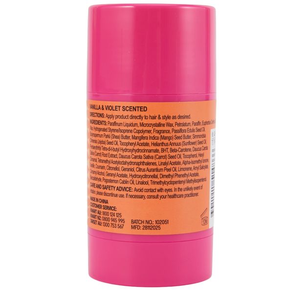 OXX Haircare The Daily Wax Hair Stick 48g - Vanilla and Violet Scented